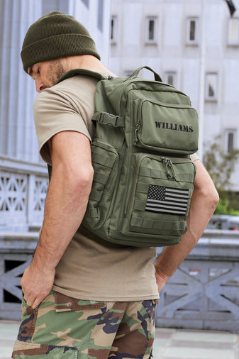 NAB Show - Black Tactical Backpack with NAB Patch