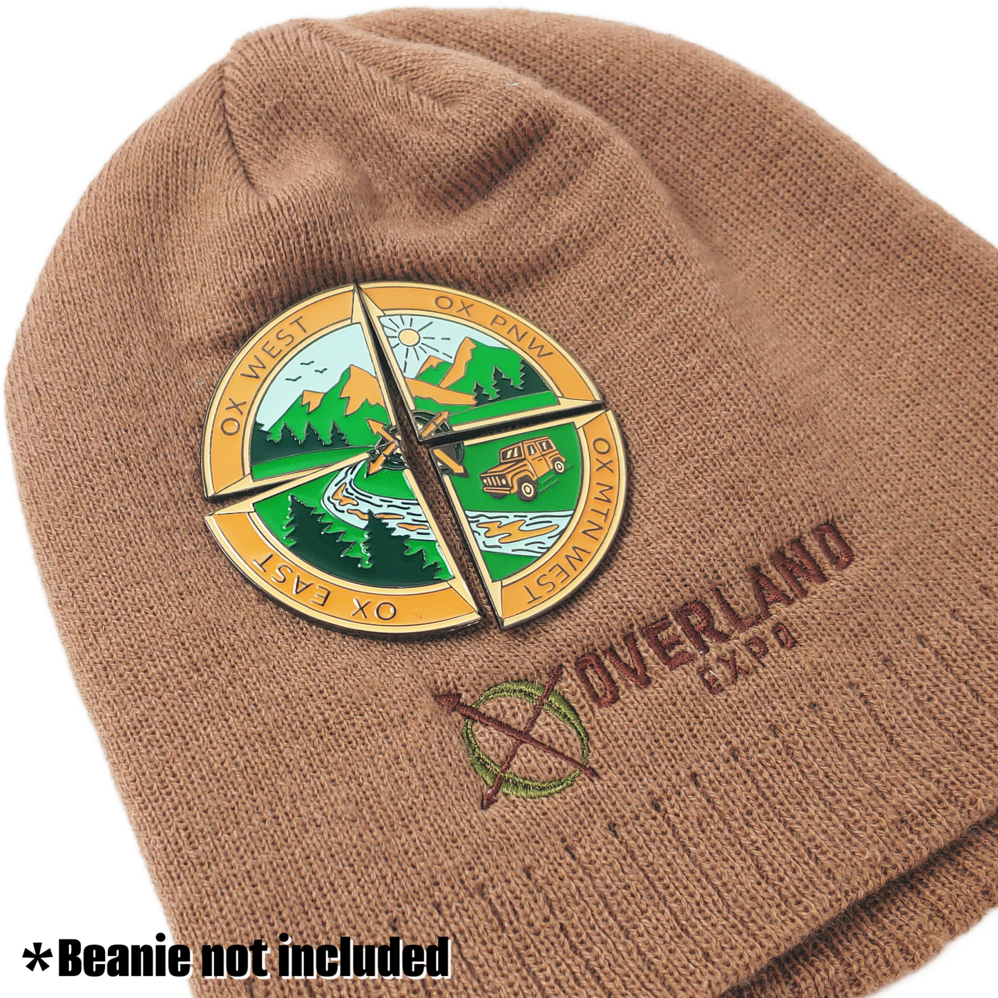 Overland Expo - Velcro Patch, Pin & Sticker Pack 2022