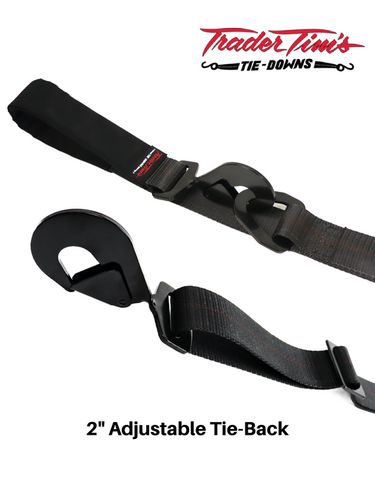 2" Adjustable Tie-Back - 4 Color Options