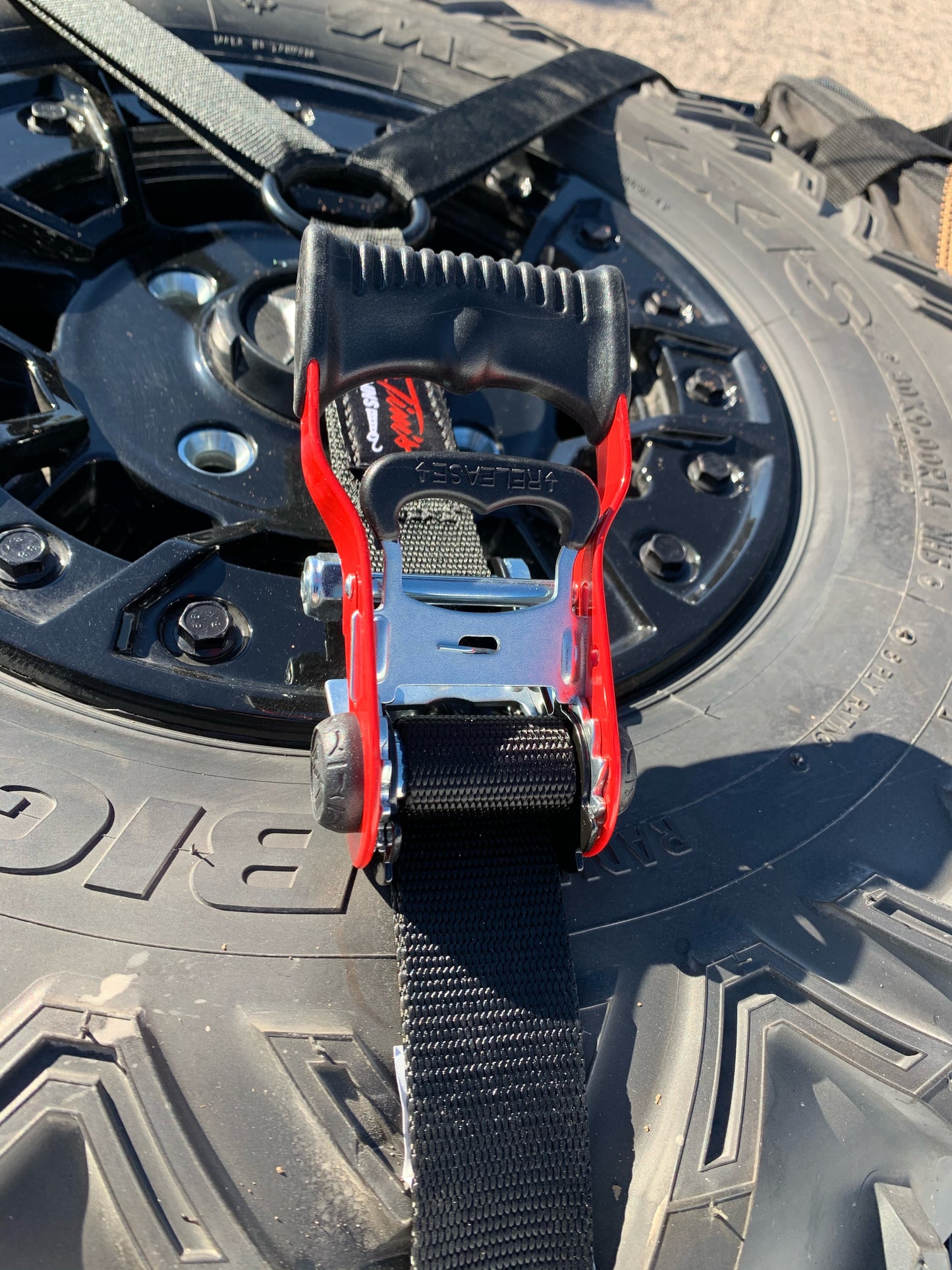 2” 3-Point Spare Tire Hold Down - Adjustable Size & Configuration Options