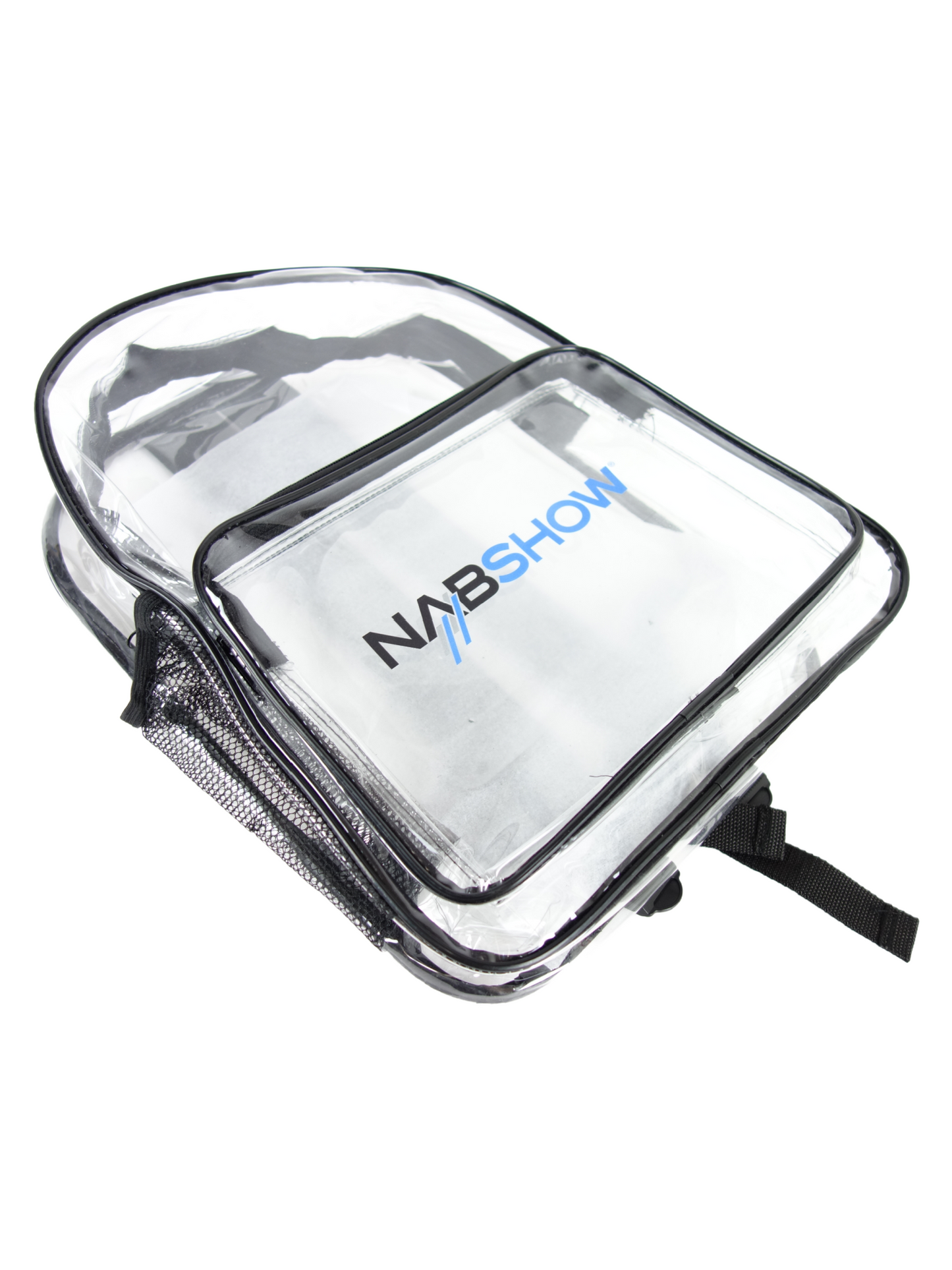 N.A.B Show Clear Backpack with Black Trim