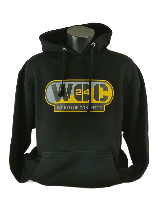 World of Concrete Pullover Hoodie - Black