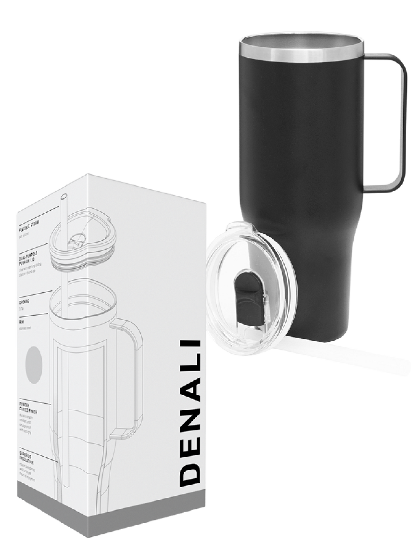 Exclusive NAB Show 40 oz Stainless Steel Insulated Tumbler - Matte Black