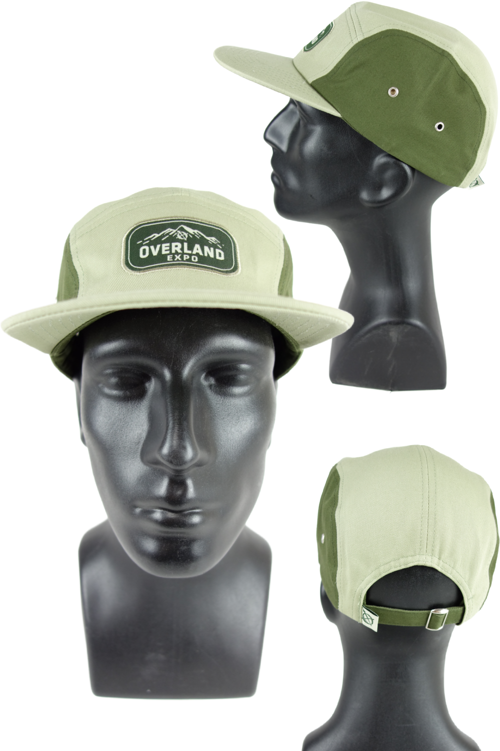 New! Overland Expo - Green Patch - Flat Billed Hat