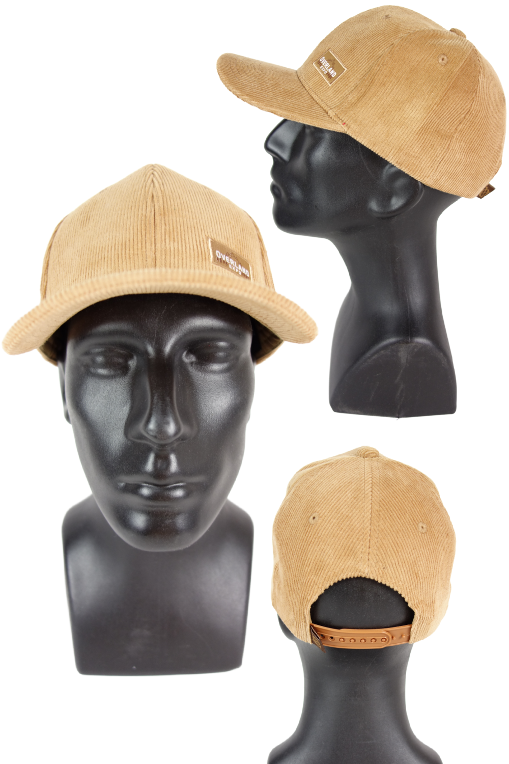 New! Overland Expo - Embroidered Corduroy -Desert Sand - Curved Billed Hat