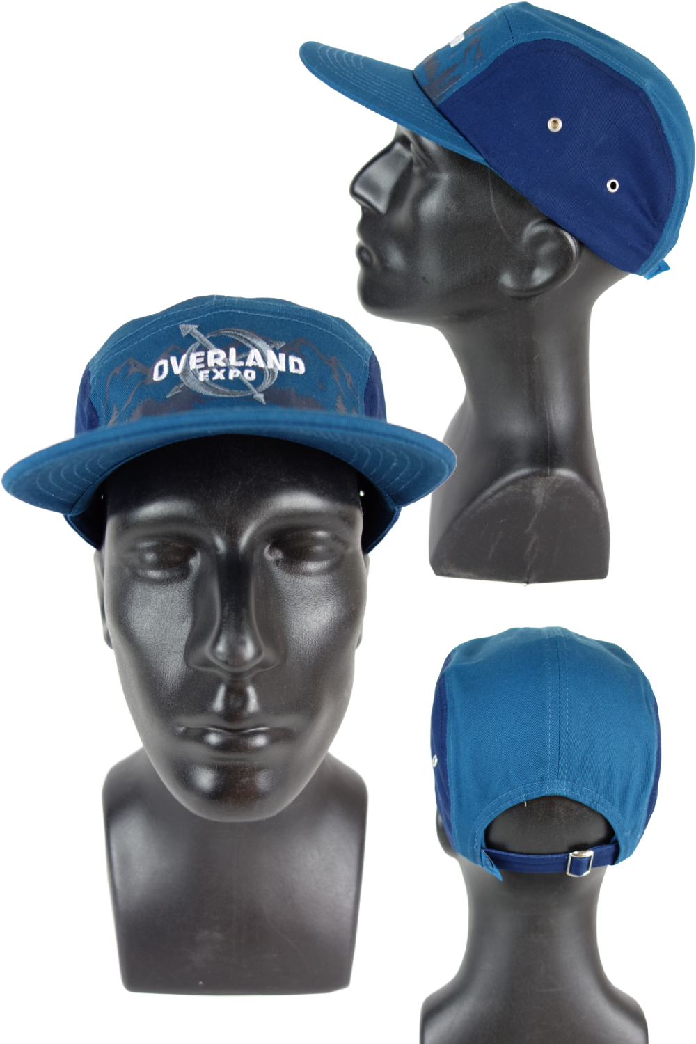 Overland Expo -Blue Camper - Flat Billed Hat