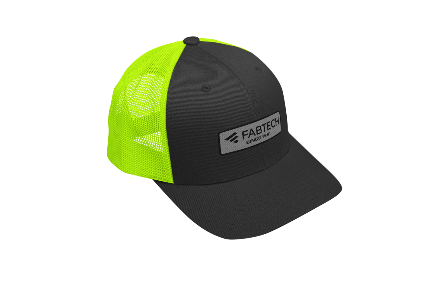 Safety Green Curved Bill Trucker