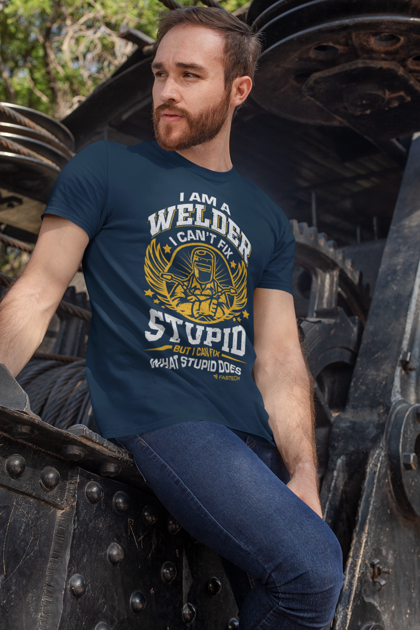 Welder Short Sleeve- Navy
