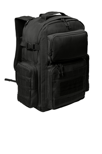 World of Concrete - CornerStone® Black Tactical Backpack with WOC Patch