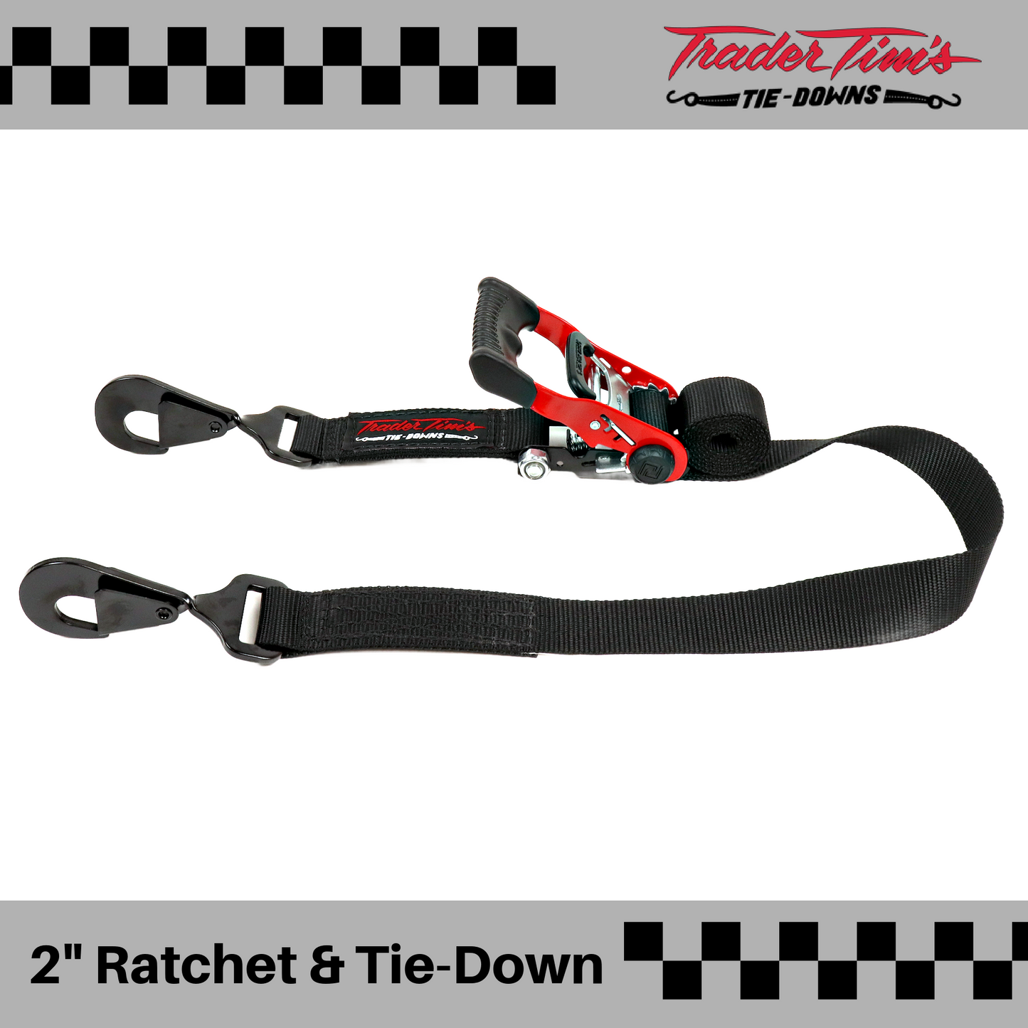 13 Piece 2" x 8' Ratchet Tie-Down & Axle Strap Kit