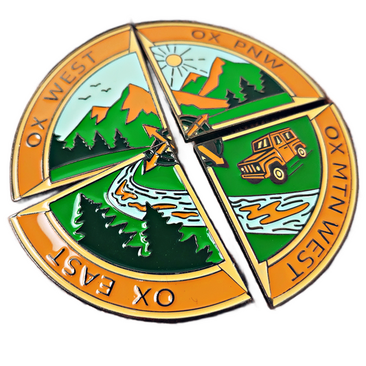 Overland Expo - Enamel Compass Pin