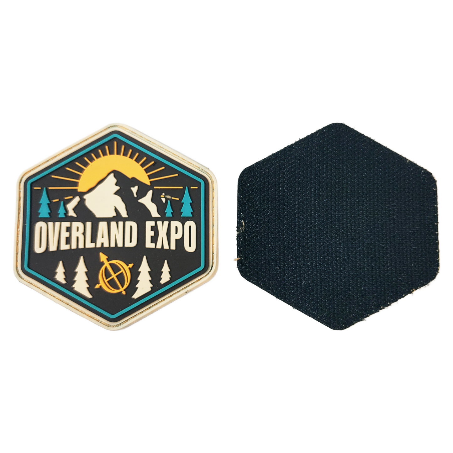 Overland Expo - Rubber Mountain Patch - Velcro Patch