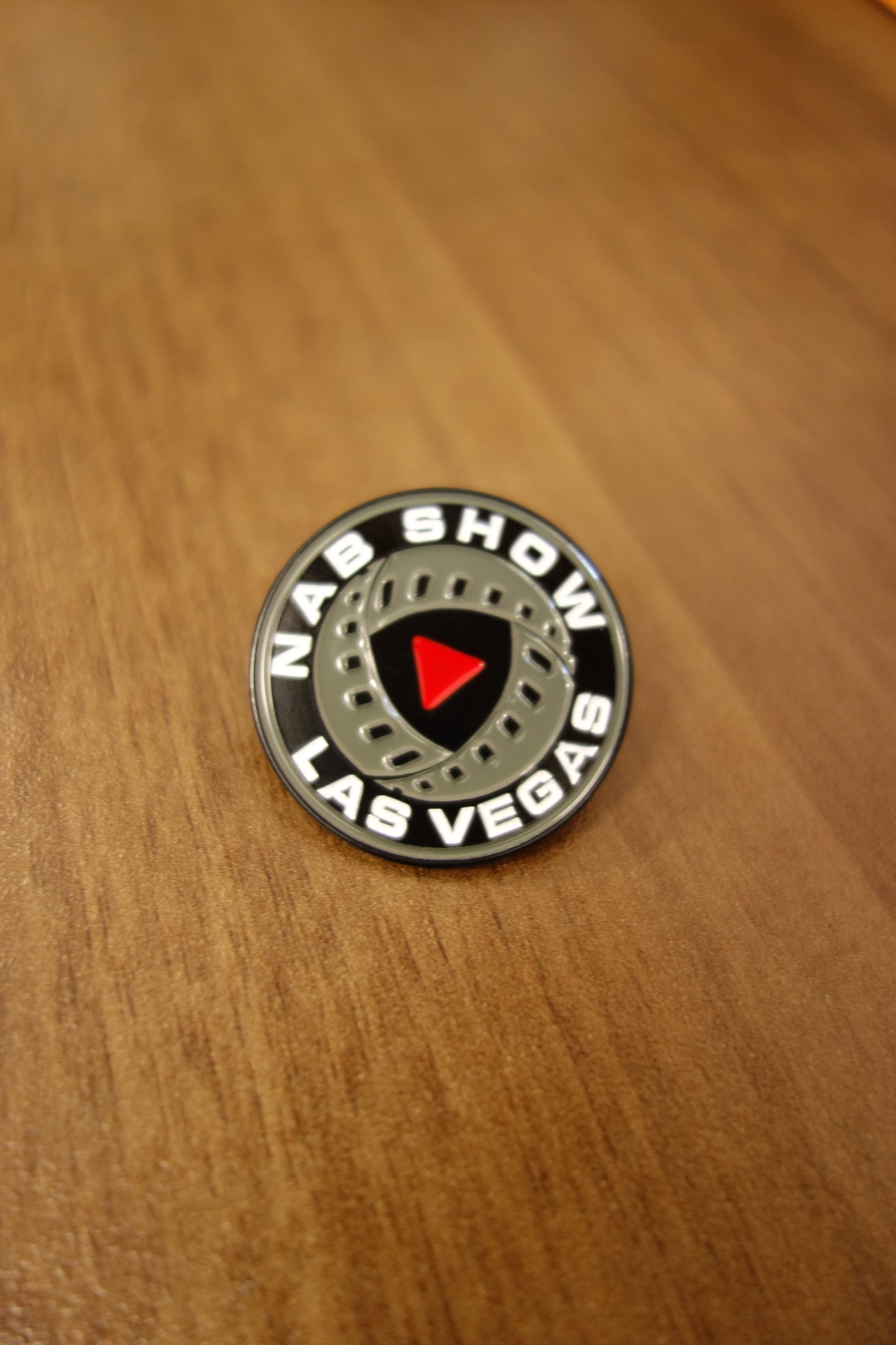 Exclusive NAB Show Enamel Metal Lapel Pin - Film Production