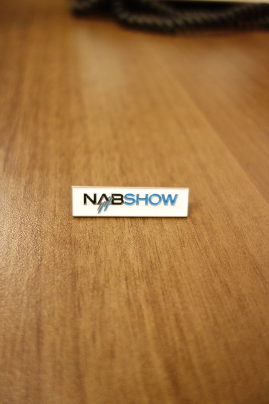 Exclusive NAB Show Enamel Metal Lapel Pin - NAB SHOW Corporate Logo