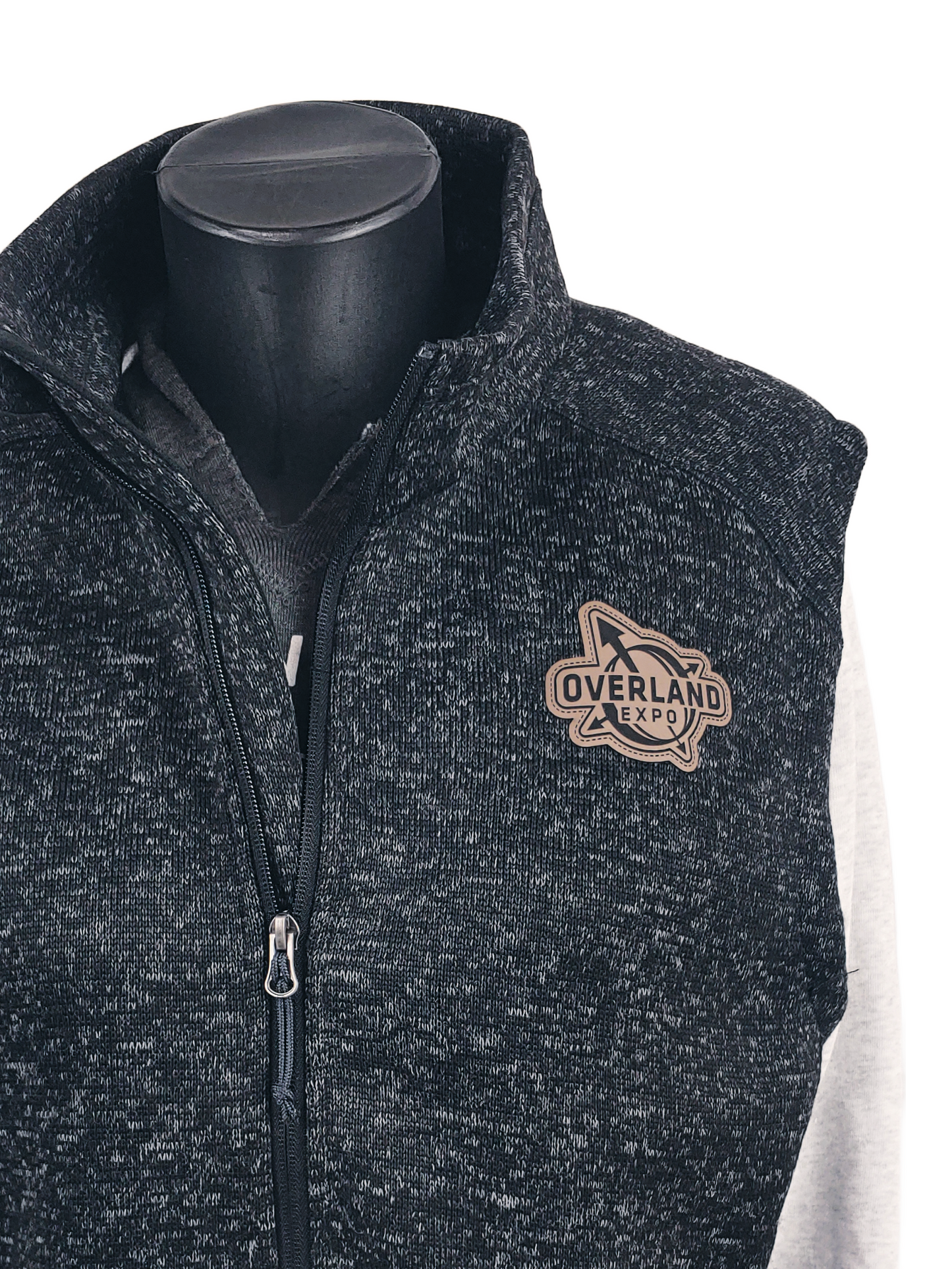 OE - Salt & Pepper Tweed- Full-Zip Vest