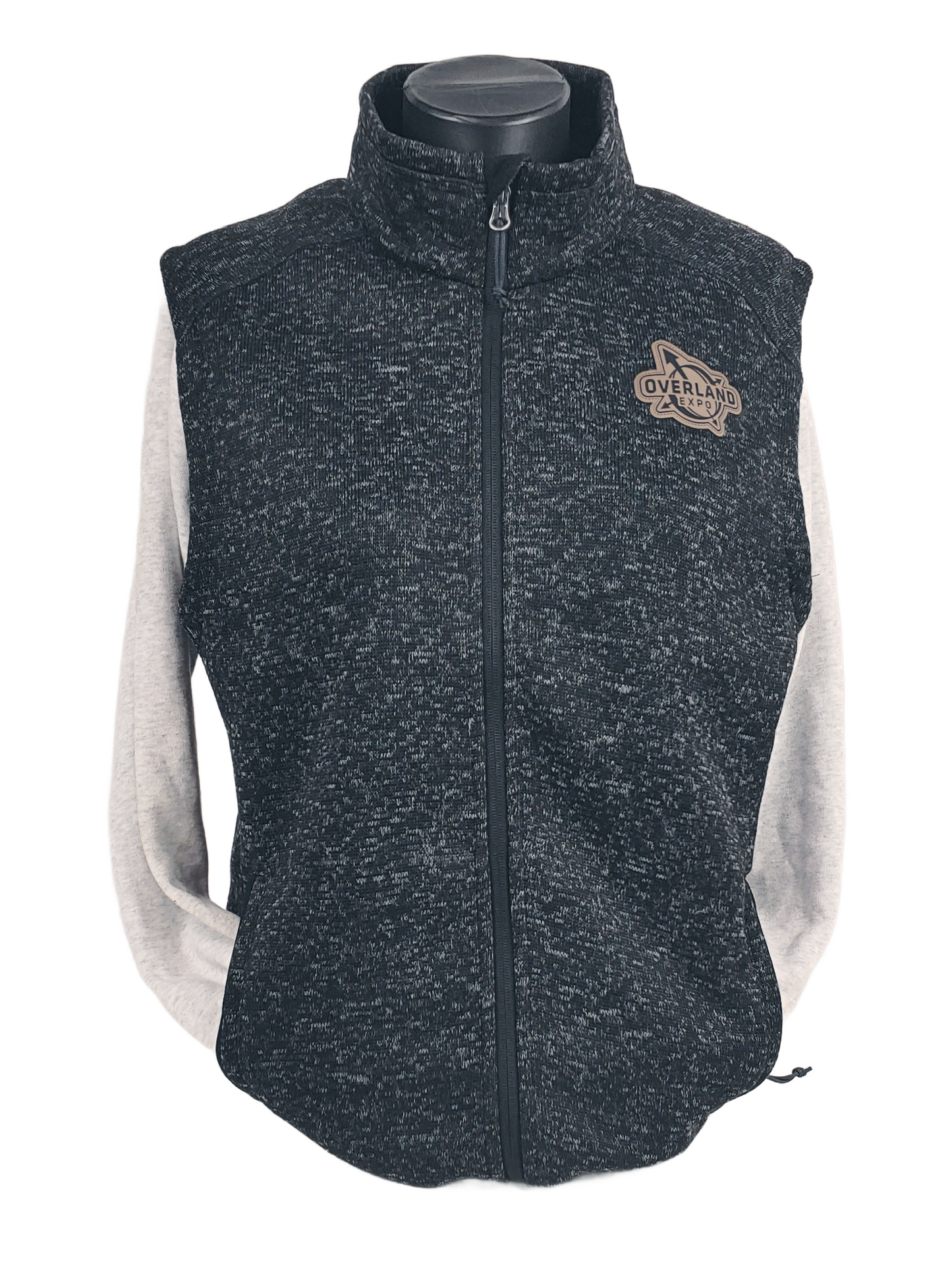 OE - Salt & Pepper Tweed- Full-Zip Vest