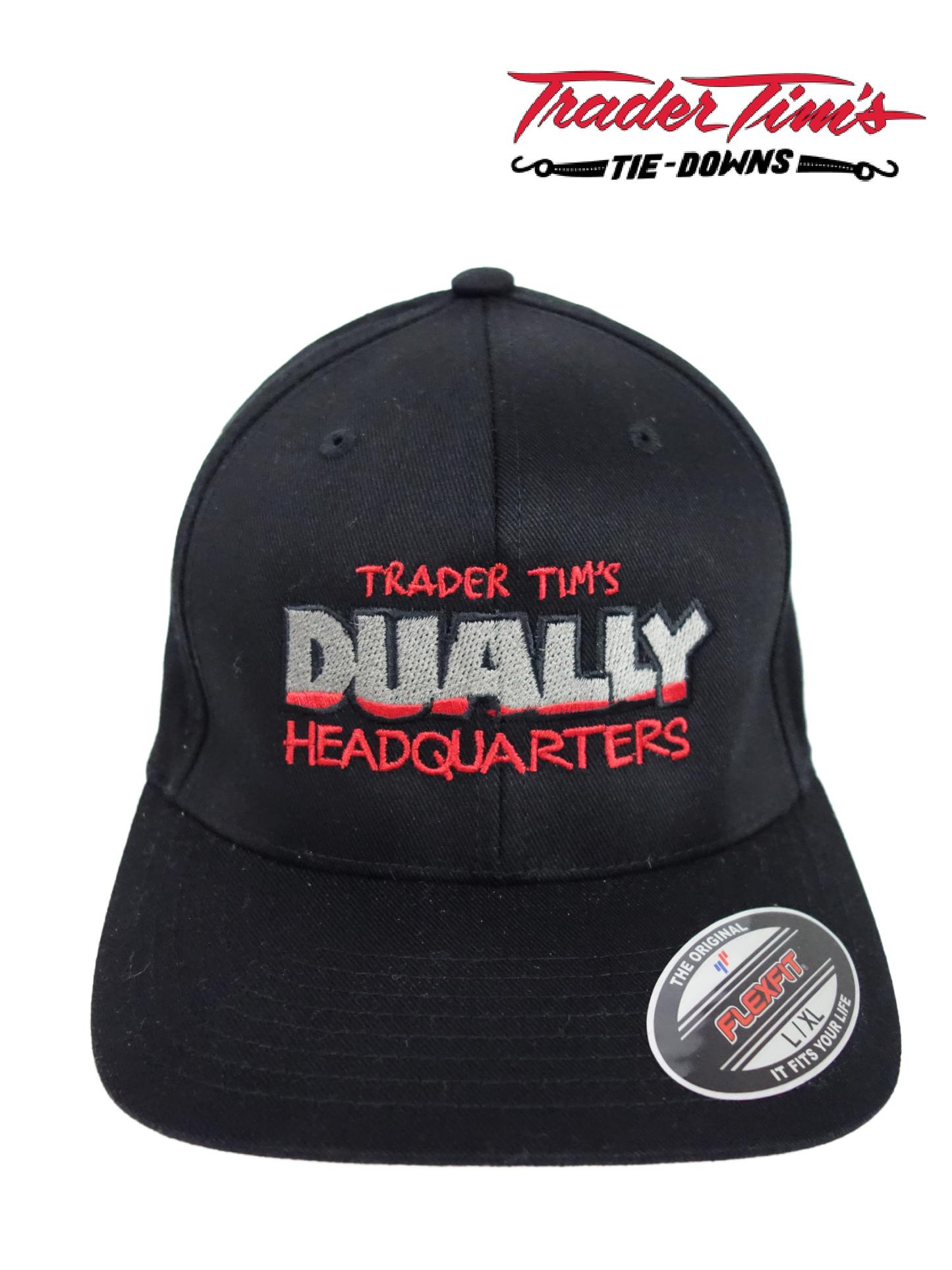 Trader Tim's Dually Head Quarters Flexfit L/XL - Black