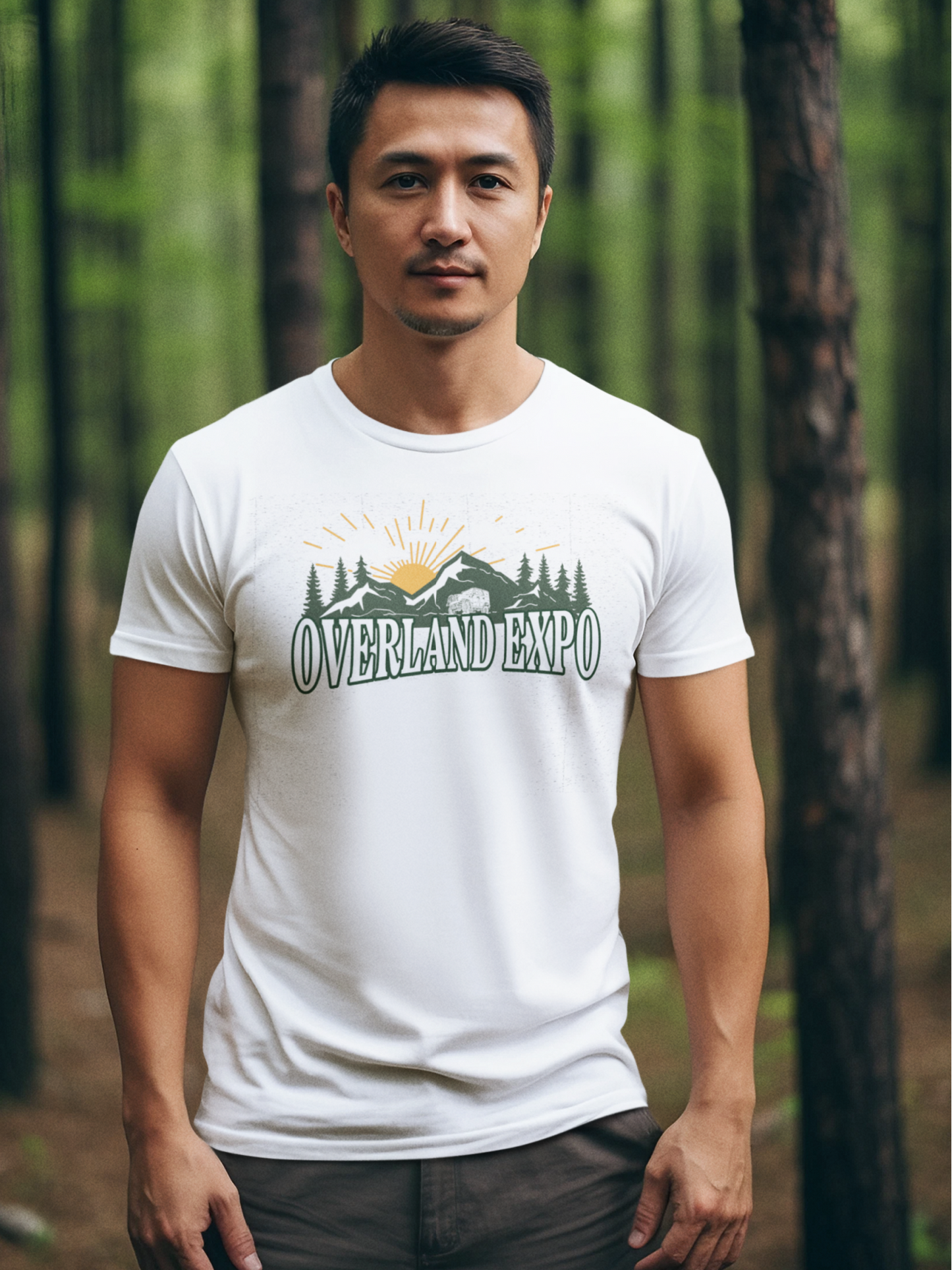 OE - Mountains Limited Tee - Heathered Grey or White