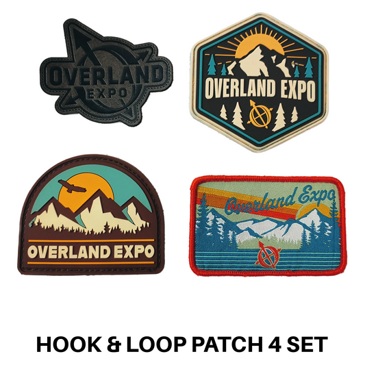 Overland Expo - Velcro Patch 4 Pack - Non Dated