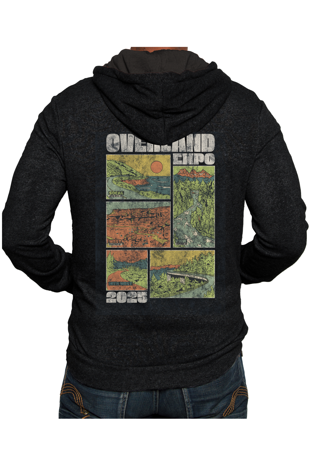 Overland Expo 2025 Zip Hoodie