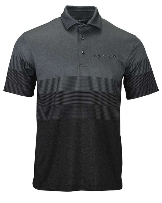 NAB Show - Belmont Sublimated Heathered Polo - Charcoal