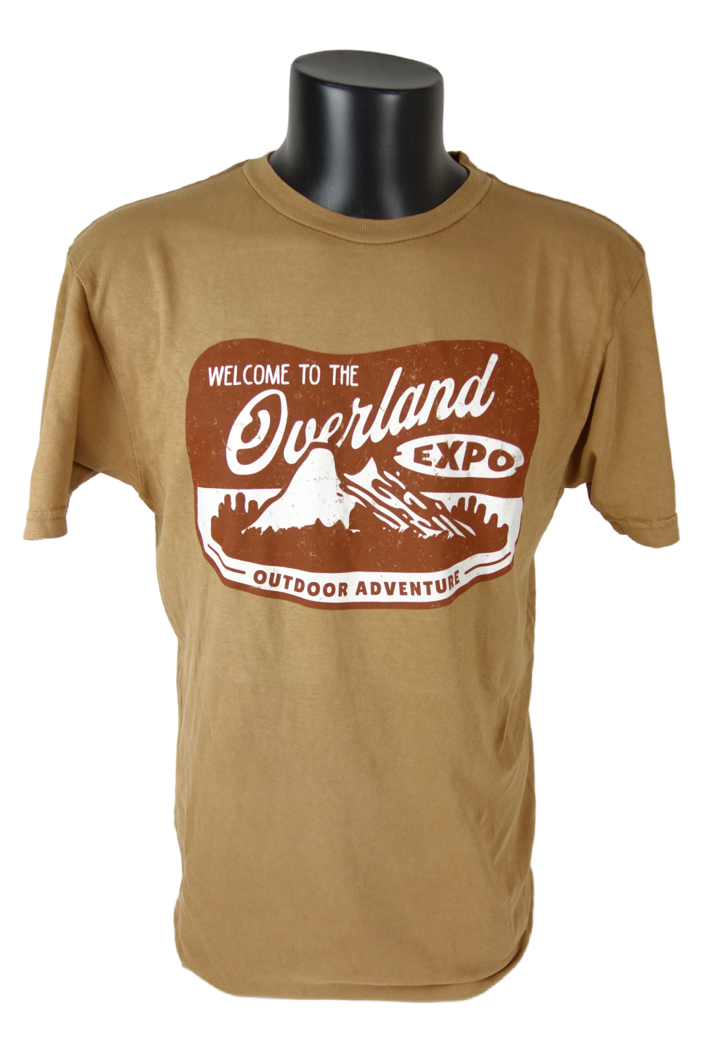 New! Overland Expo - Outdoor Adventure - Distressed Camel Tee