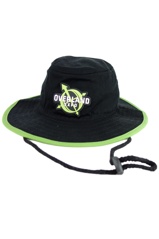 OE - Extra wide Brim - Boonie Hat - Black/Green
