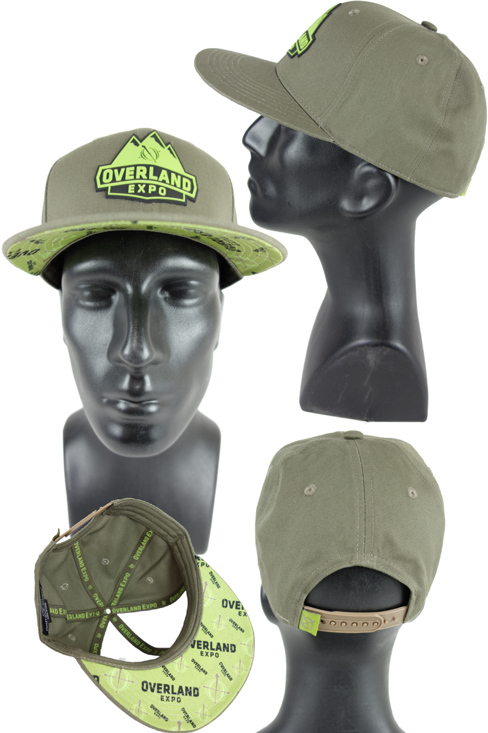 New! Overland Expo - Green Mountain Patch - Flat Billed Specialty Hat