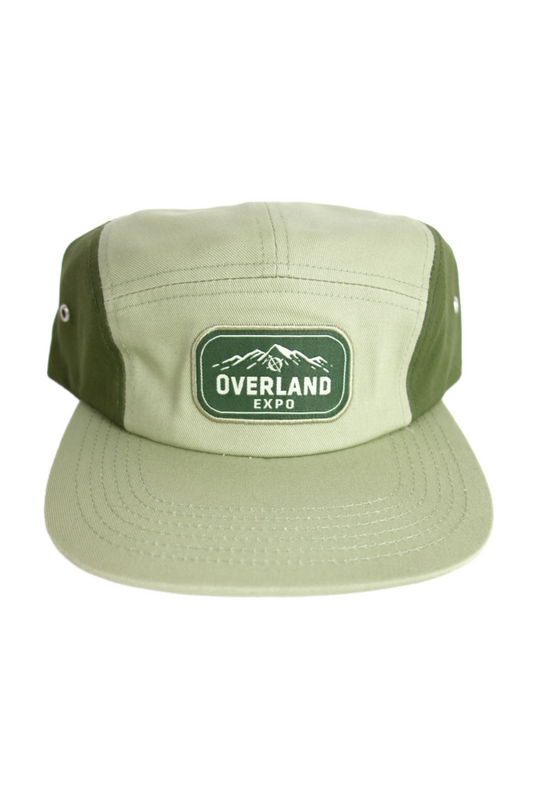 New! Overland Expo - Green Patch - Flat Billed Hat