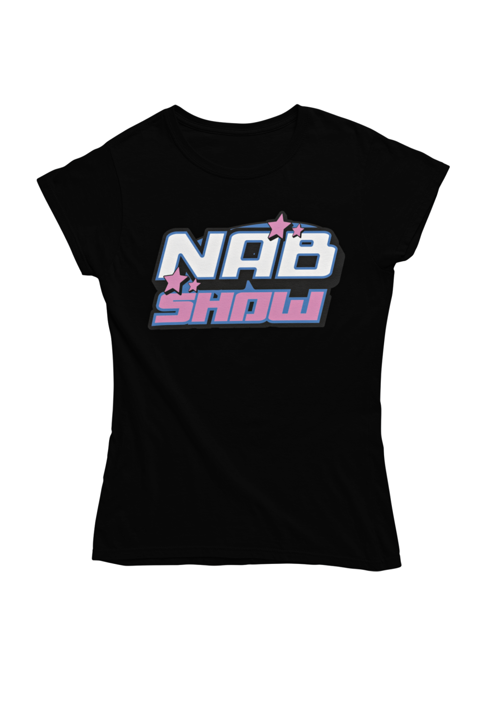 NAB Show 2024 - Woman's Black Scoop Neck T-Shirt