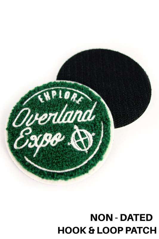 New! Overland Expo- Embroidered 2024 Velcro Patch (Not Dated)