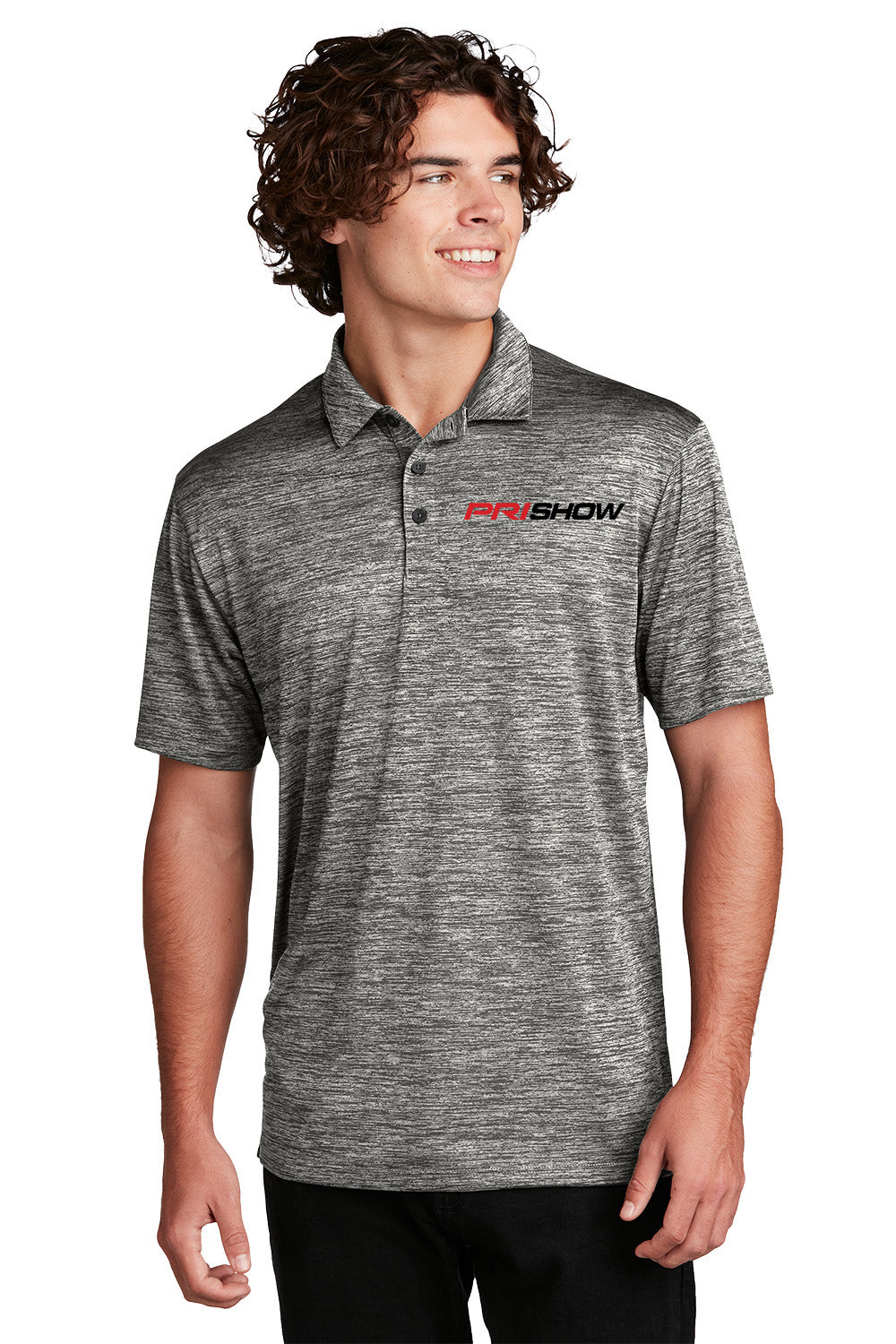 PRI Electric Heather Polo