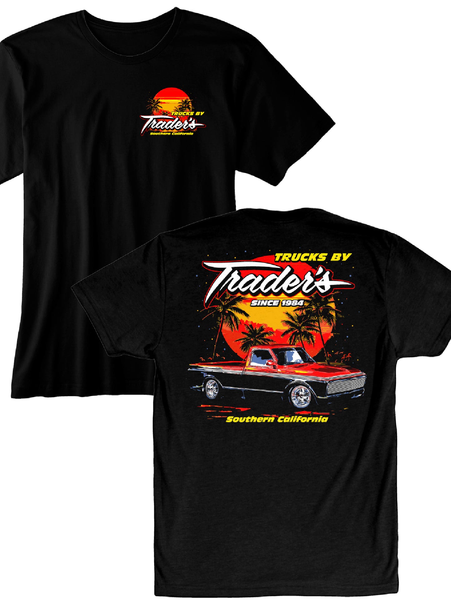 NEW! Limited Edition Tee - Trucks by Trader's Southern California Chevy Sunset