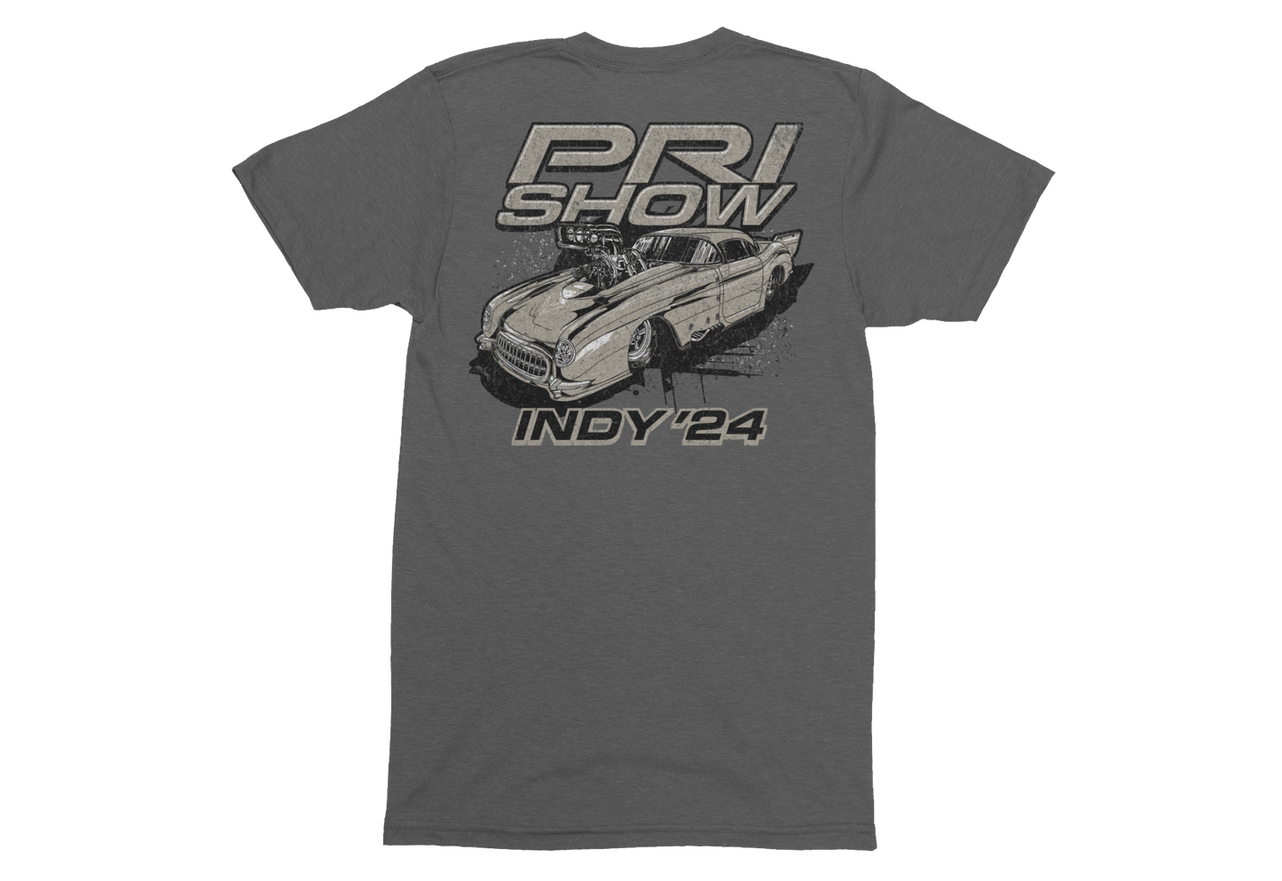 PRI Outlaw Racer Tee- Charcoal Heather