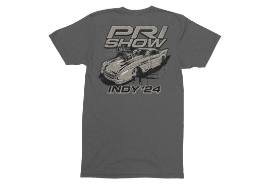 PRI Outlaw Racer Tee- Charcoal Heather