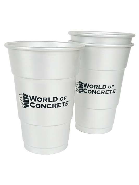 World of Concrete - Aluminum 16 oz. Cups