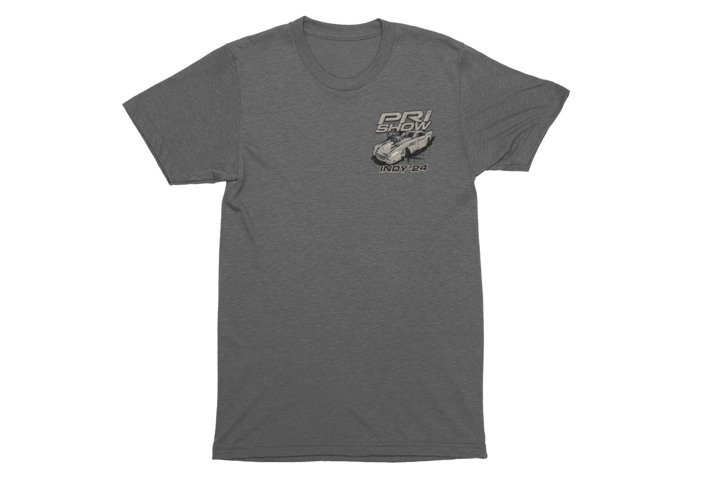 PRI Outlaw Racer Tee- Charcoal Heather