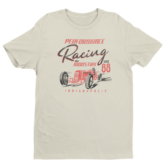 PRI Retro Racer Tee- Bone