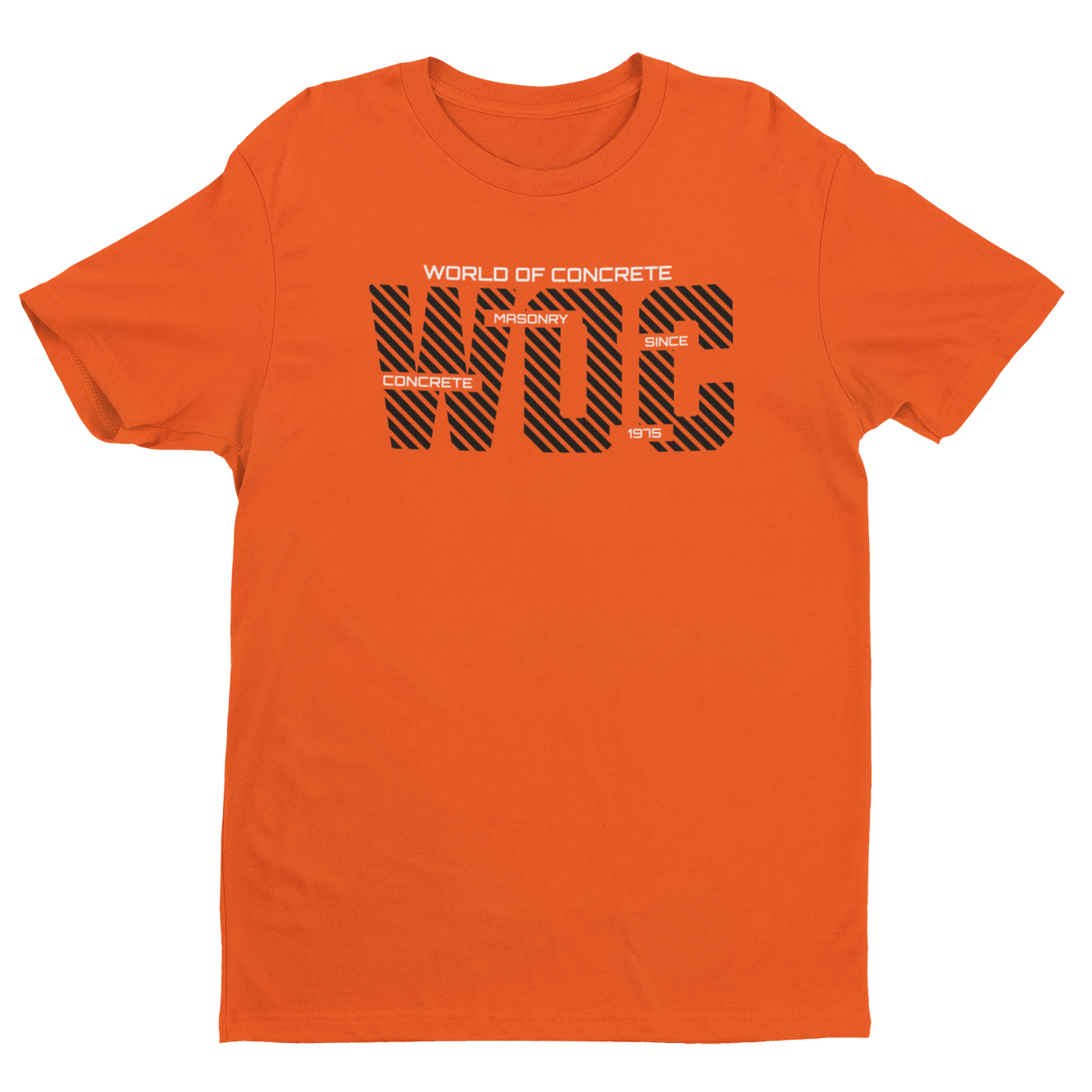 WOC Letters Tee - Safety Orange