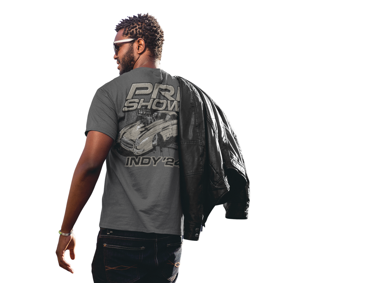 PRI Outlaw Racer Tee- Charcoal Heather