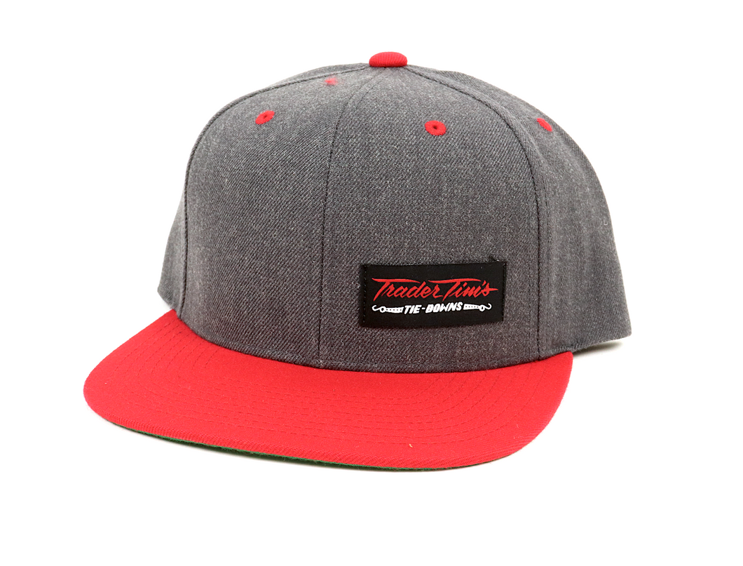 Heather/Red Trader Snapback